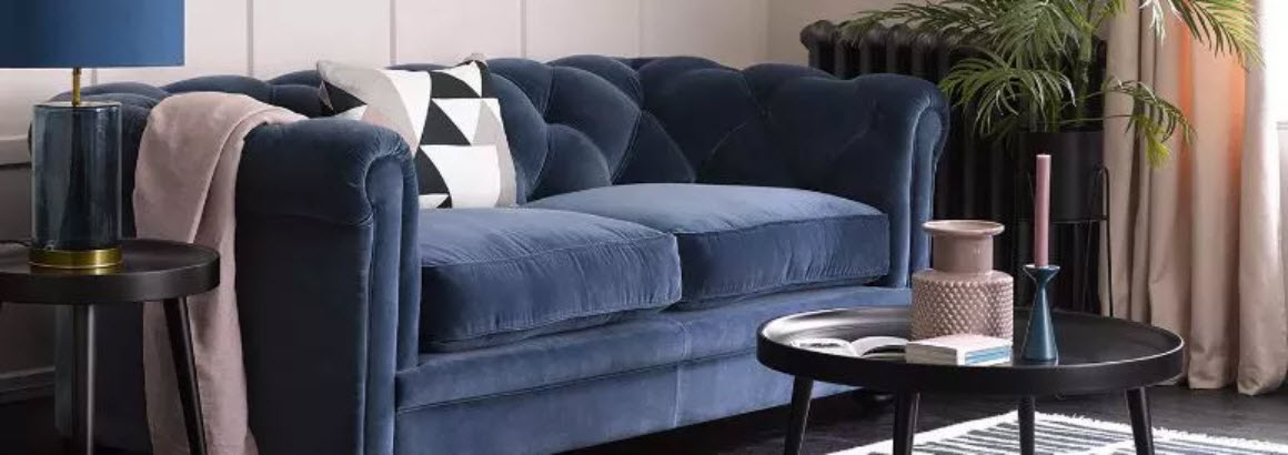 Mẫu sofa góc màu tím cho phòng khách đẹp – Hưng Phát Sài Gòn